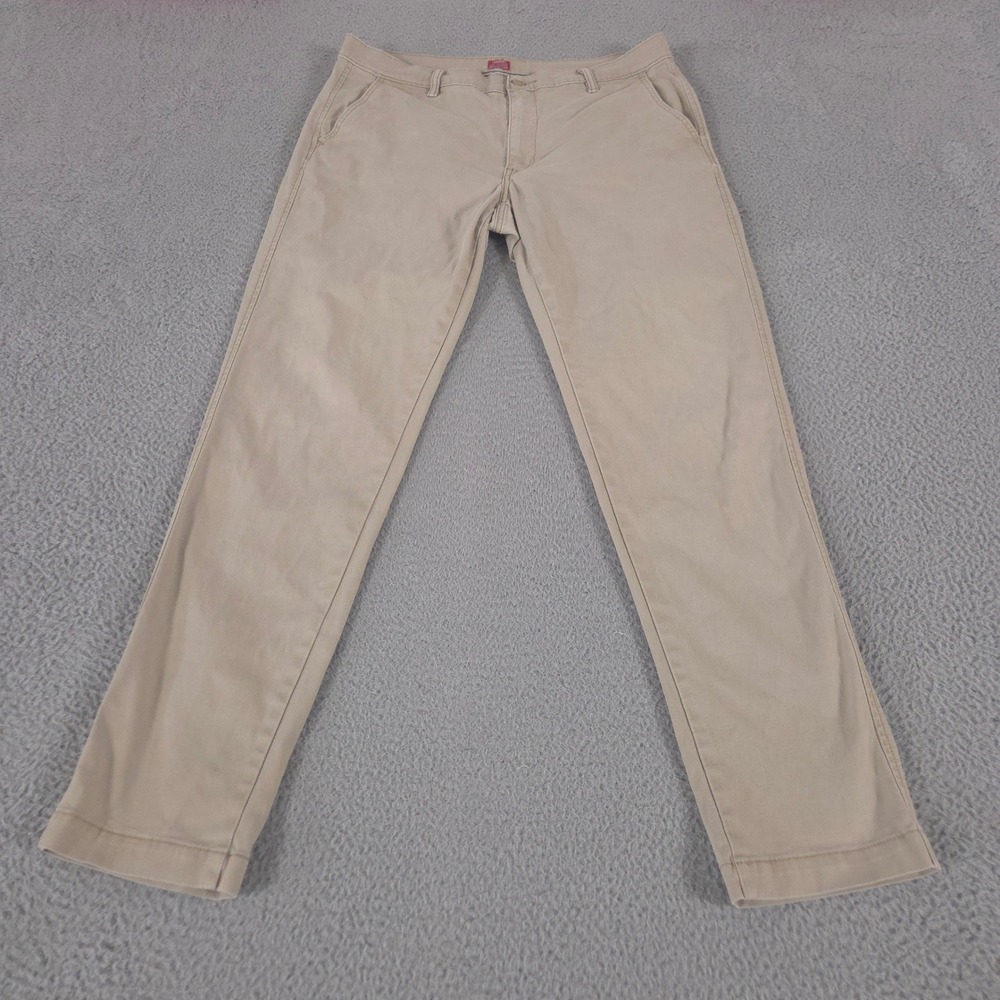 Levi's Pants Mens 36x34 Tan XX Chino Relaxed Taper Stretch Cotton Khaki Trousers